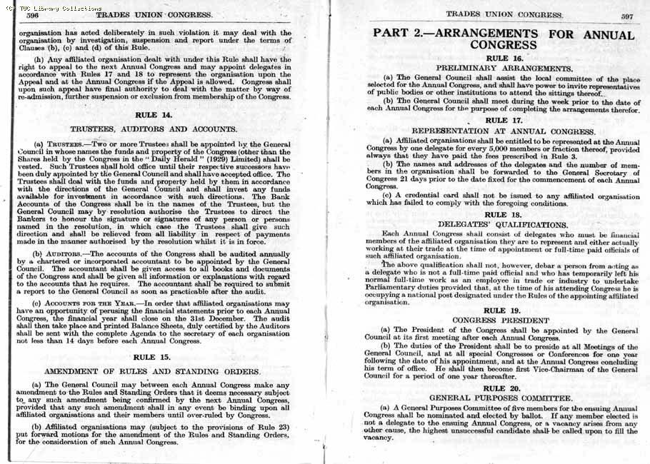 TUC Report, 1947