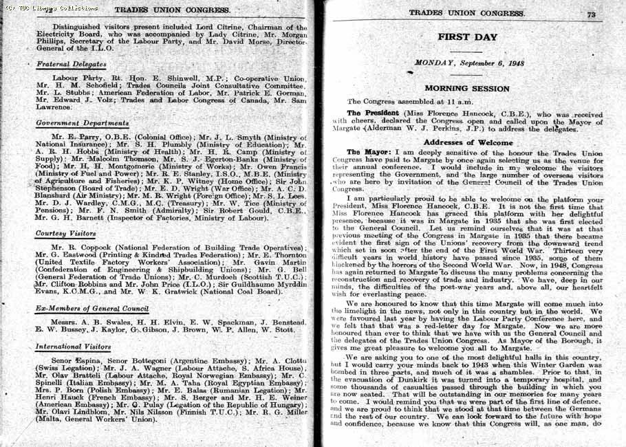 TUC Report, 1948