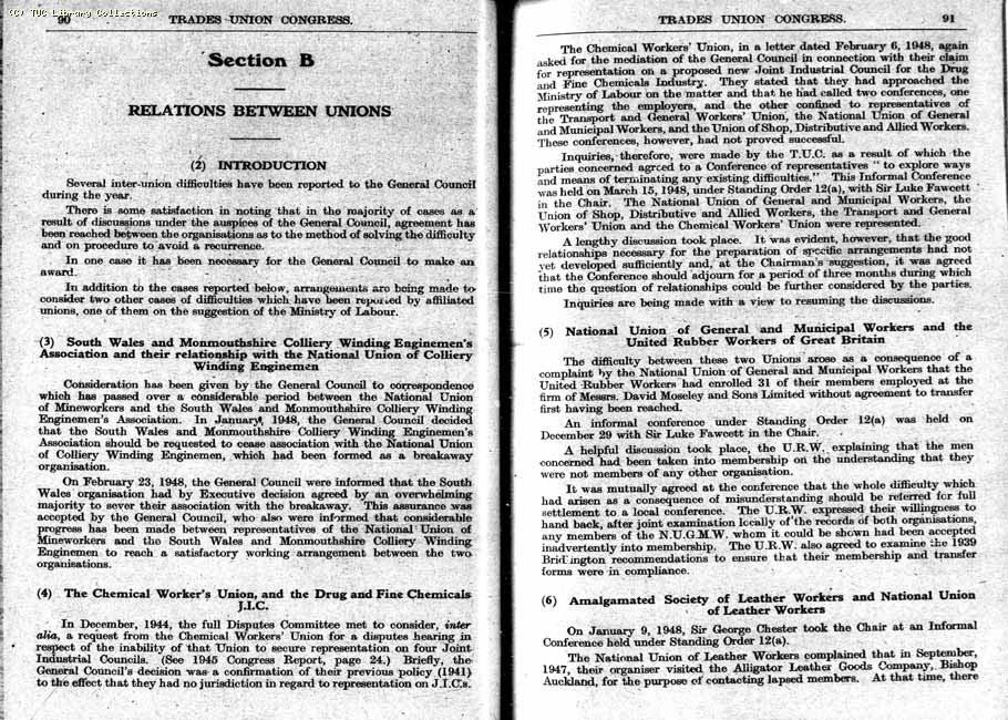 TUC Report, 1948
