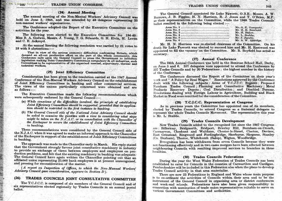 TUC Report, 1948