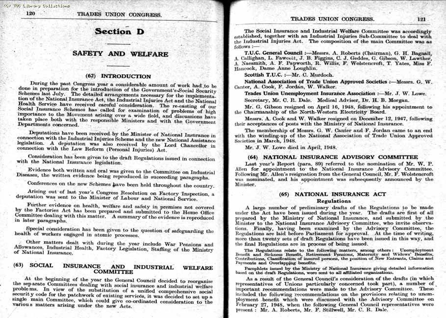 TUC Report, 1948