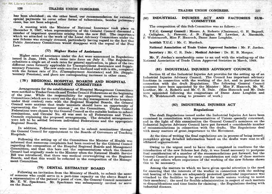 TUC Report, 1948