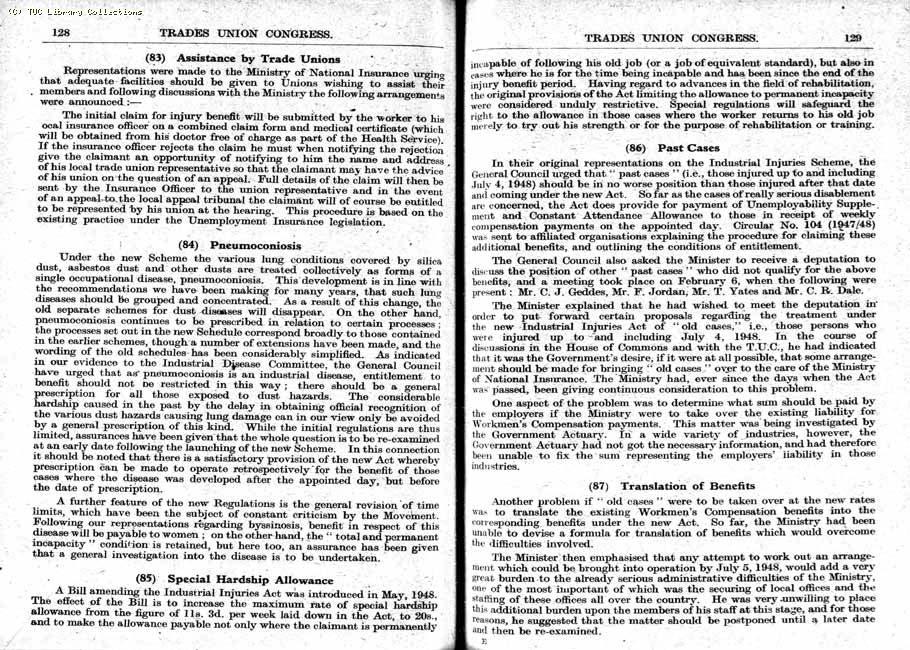 TUC Report, 1948