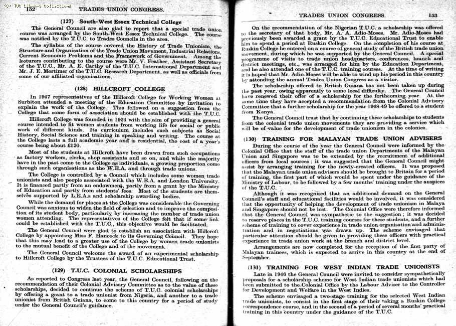 TUC Report, 1948