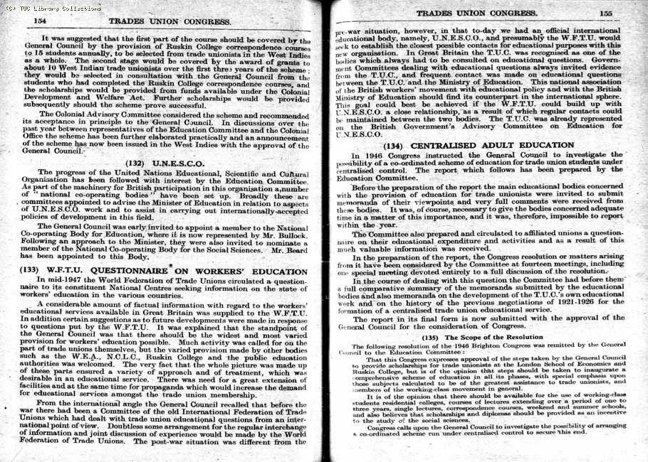 TUC Report, 1948