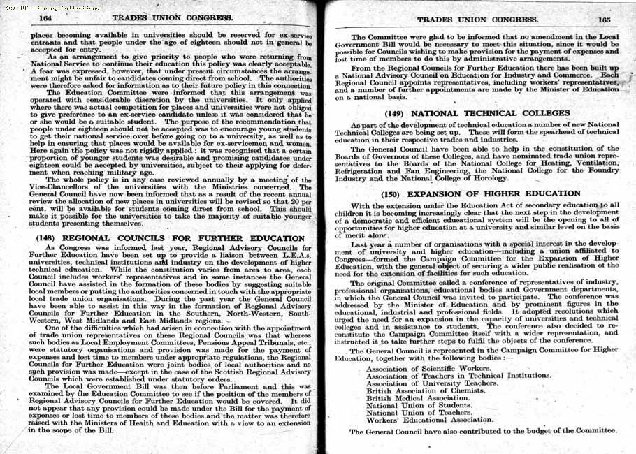 TUC Report, 1948