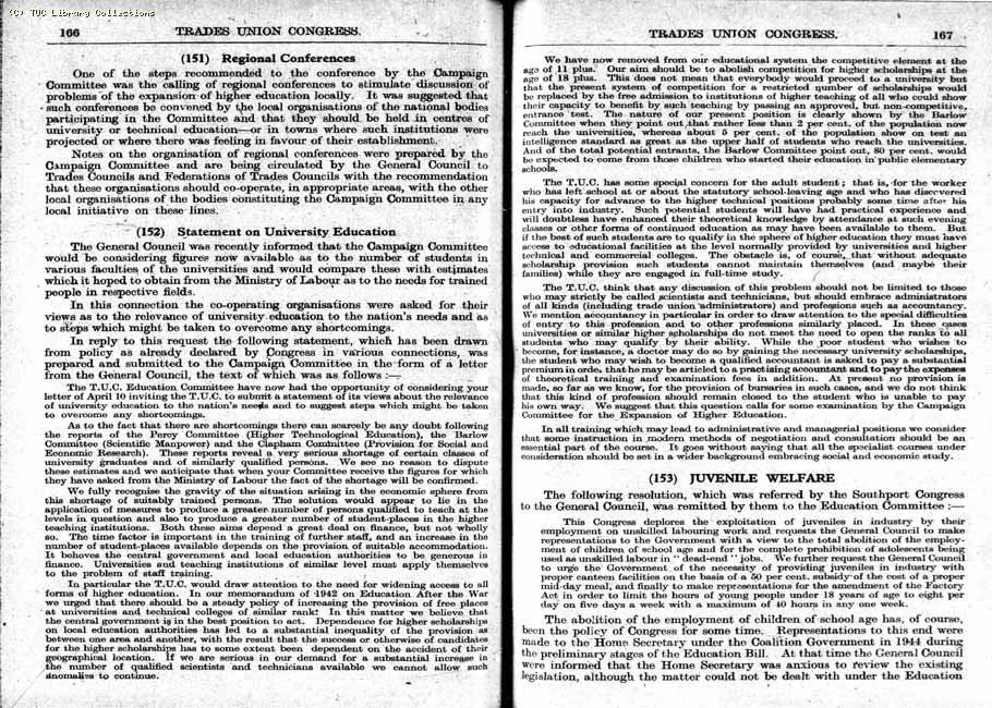 TUC Report, 1948