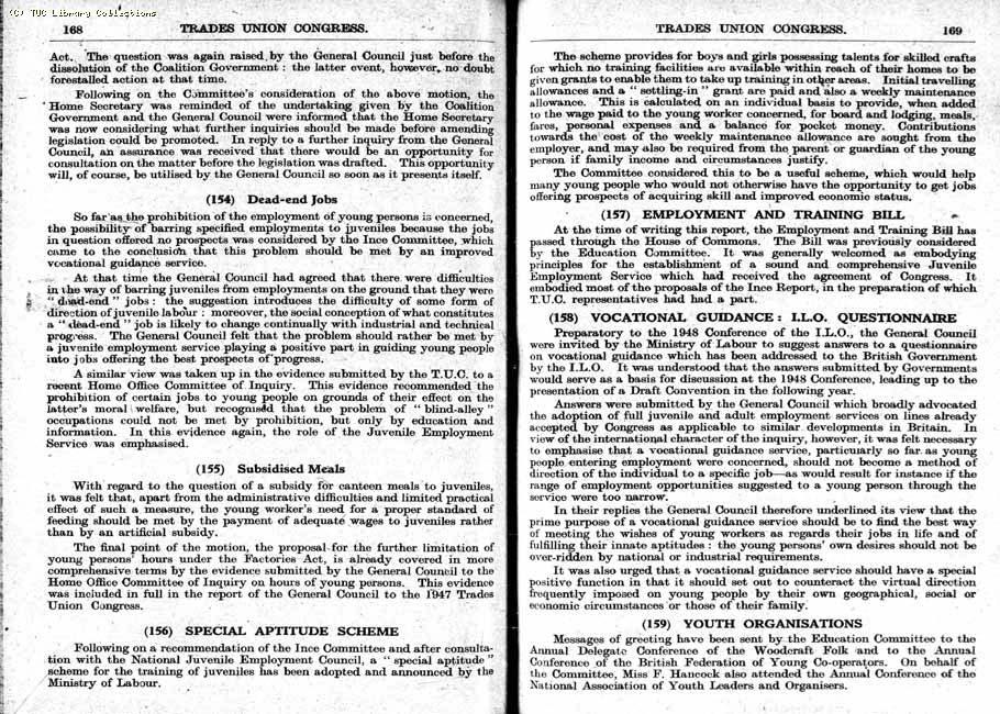 TUC Report, 1948
