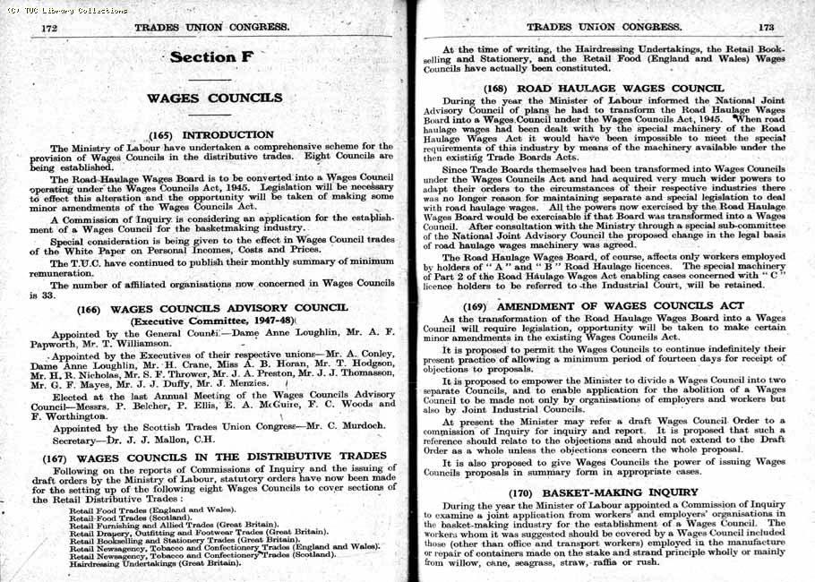 TUC Report, 1948