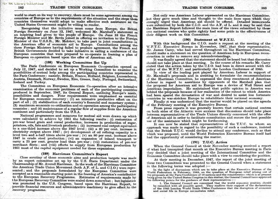 TUC Report, 1948