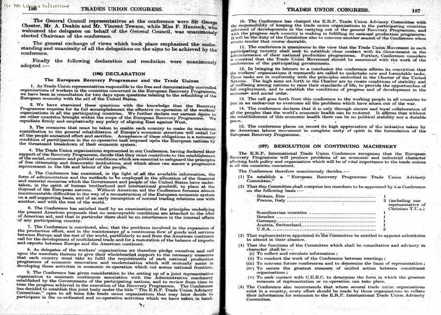 TUC Report, 1948