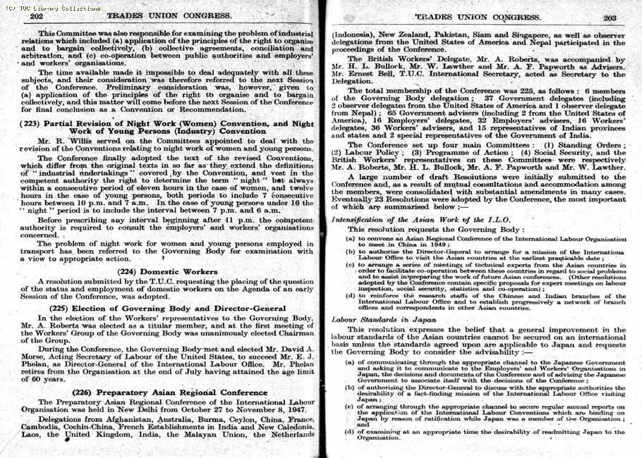 TUC Report, 1948