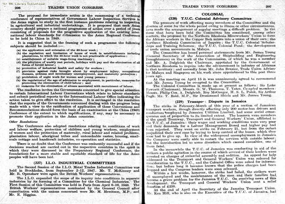 TUC Report, 1948