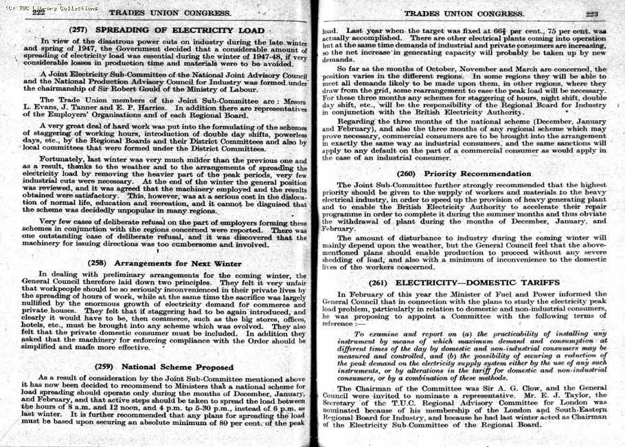 TUC Report, 1948