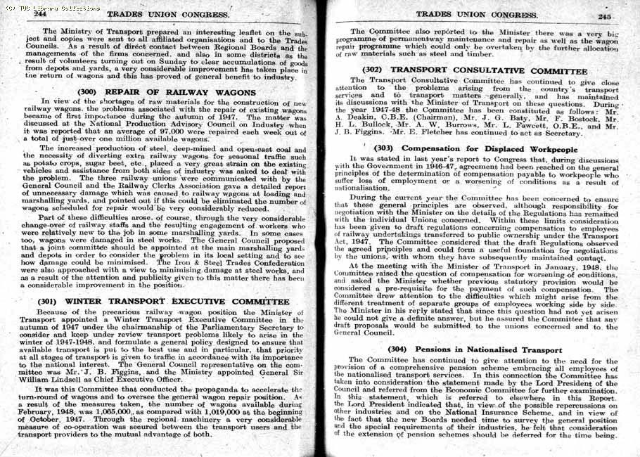TUC Report, 1948