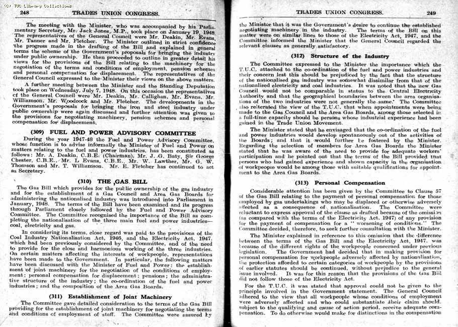 TUC Report, 1948