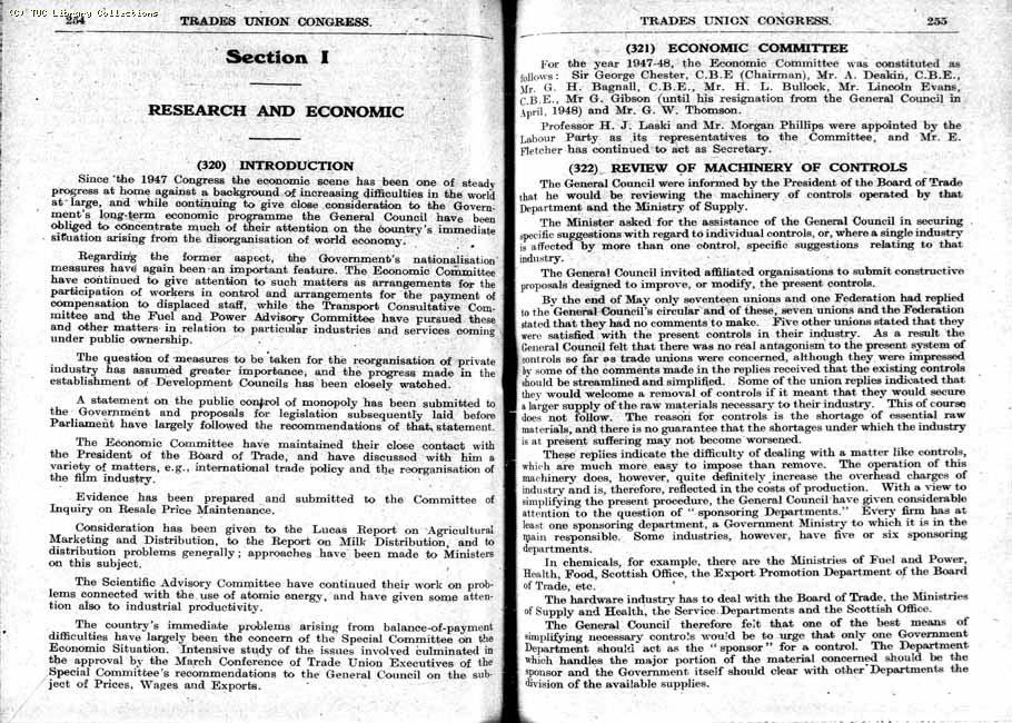 TUC Report, 1948