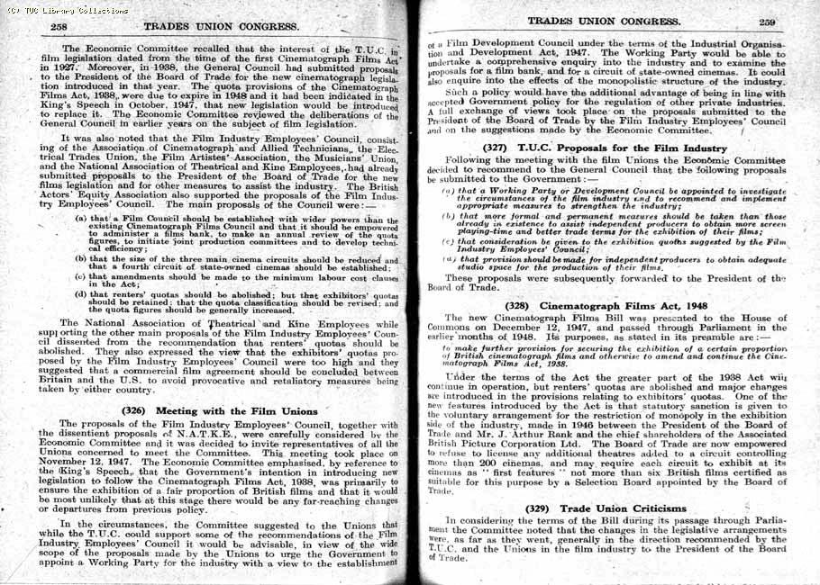 TUC Report, 1948