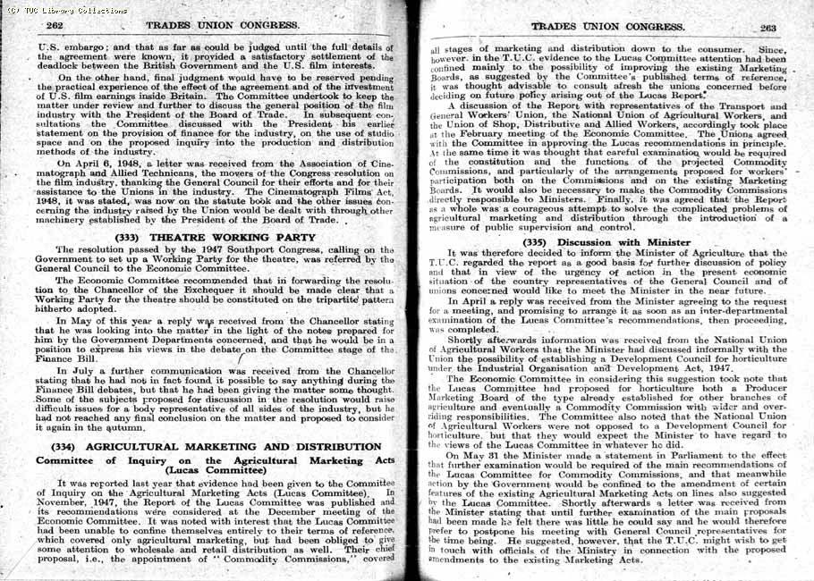 TUC Report, 1948