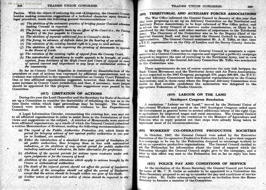 TUC Report, 1948