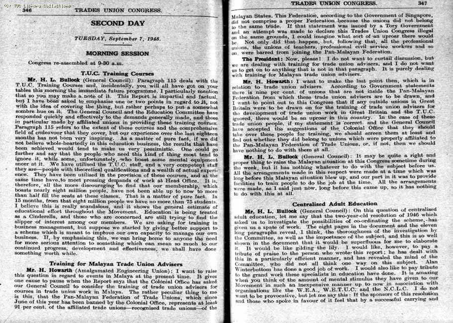 TUC Report, 1948