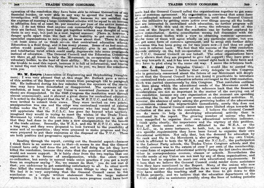 TUC Report, 1948