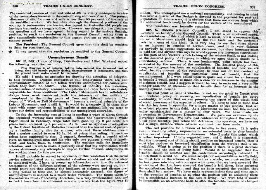 TUC Report, 1948