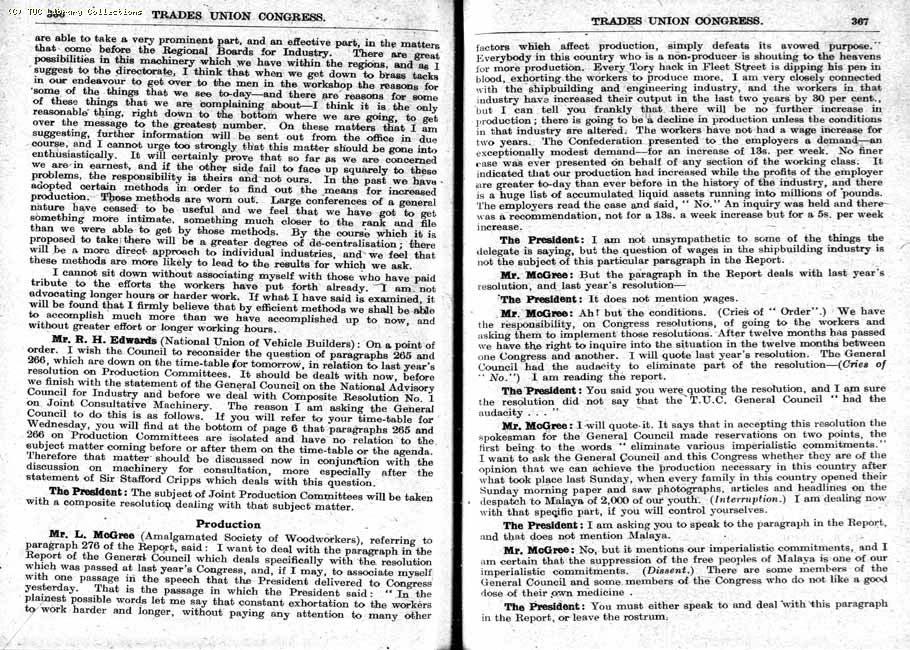 TUC Report, 1948