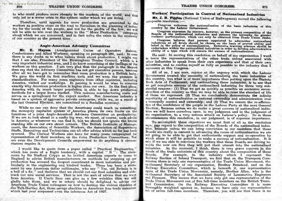 TUC Report, 1948