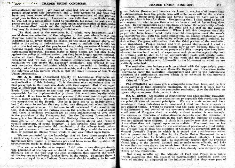 TUC Report, 1948