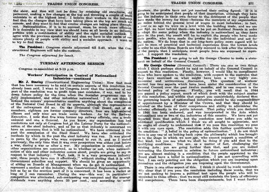 TUC Report, 1948