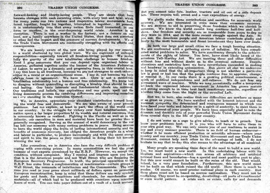 TUC Report, 1948