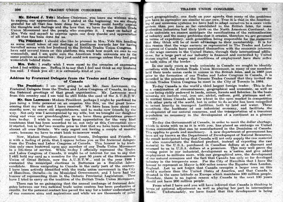 TUC Report, 1948