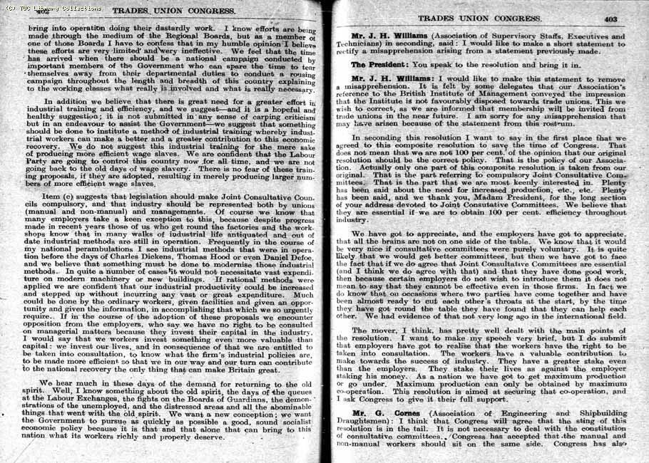 TUC Report, 1948