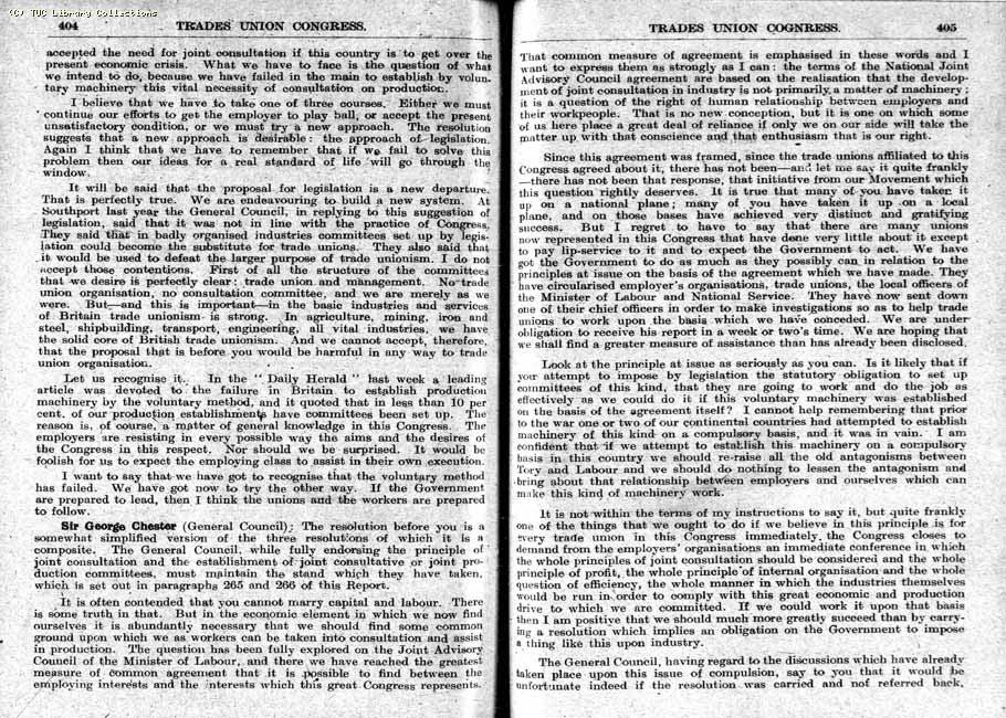 TUC Report, 1948