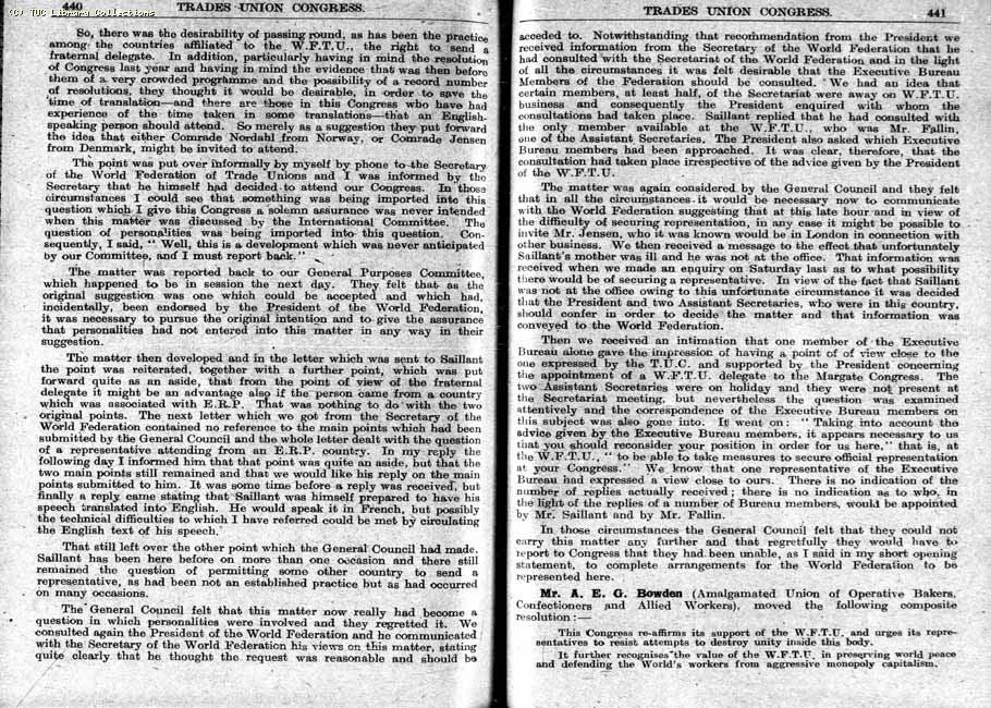 TUC Report, 1948