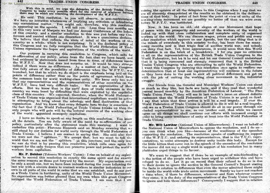 TUC Report, 1948