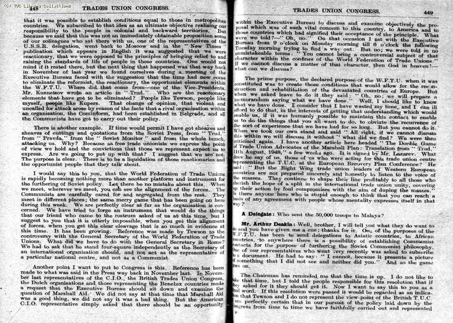 TUC Report, 1948