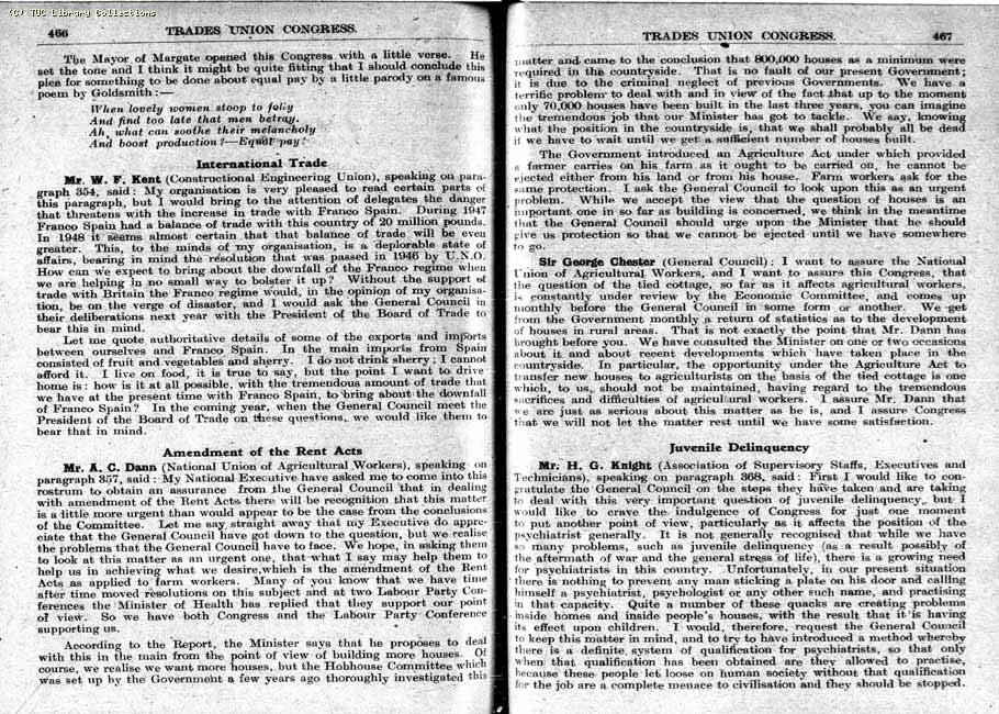 TUC Report, 1948