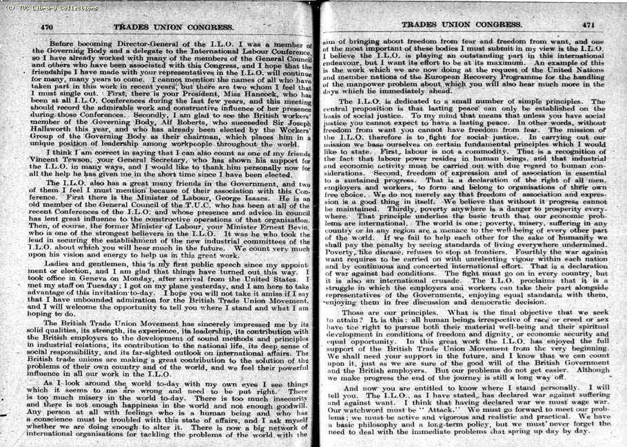 TUC Report, 1948