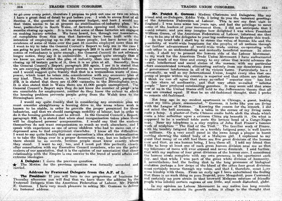 TUC Report, 1948