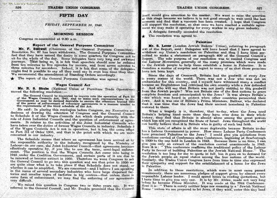 TUC Report, 1948