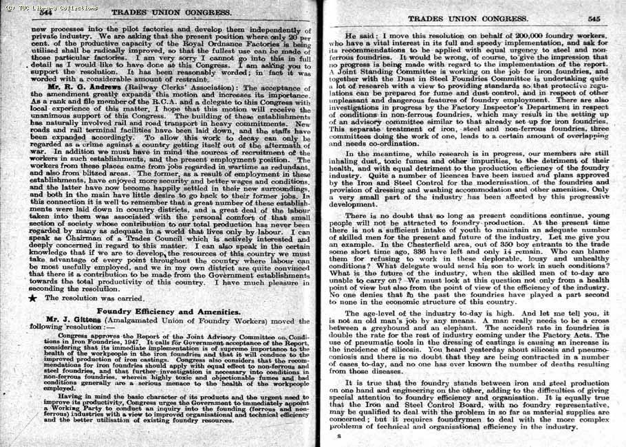 TUC Report, 1948