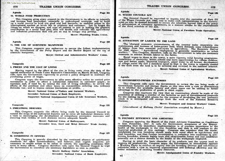 TUC Report, 1948
