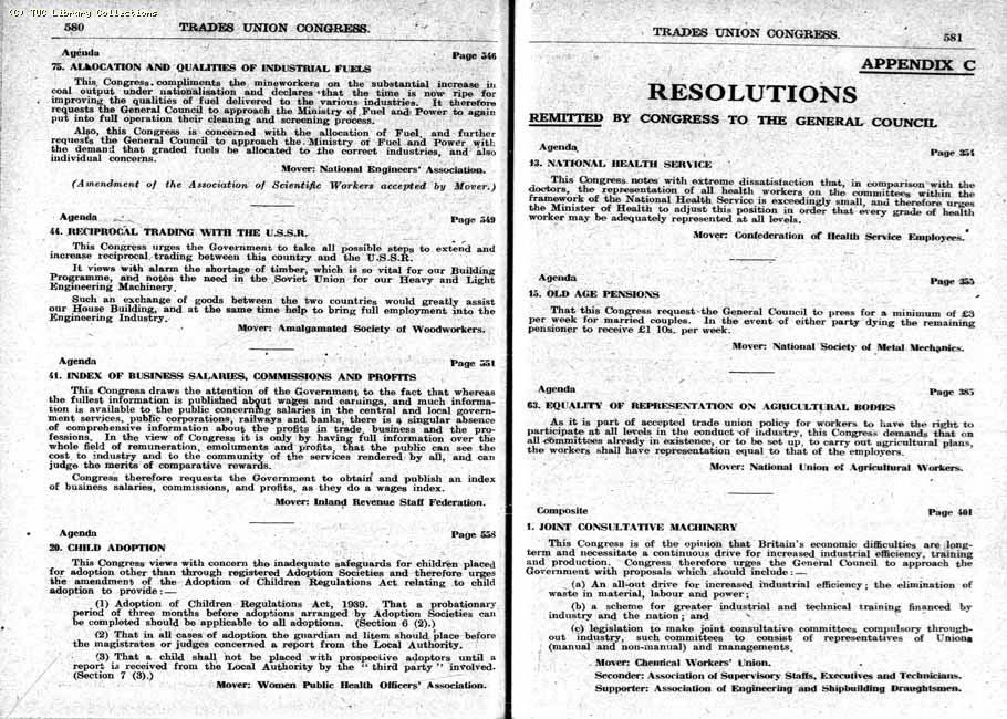 TUC Report, 1948