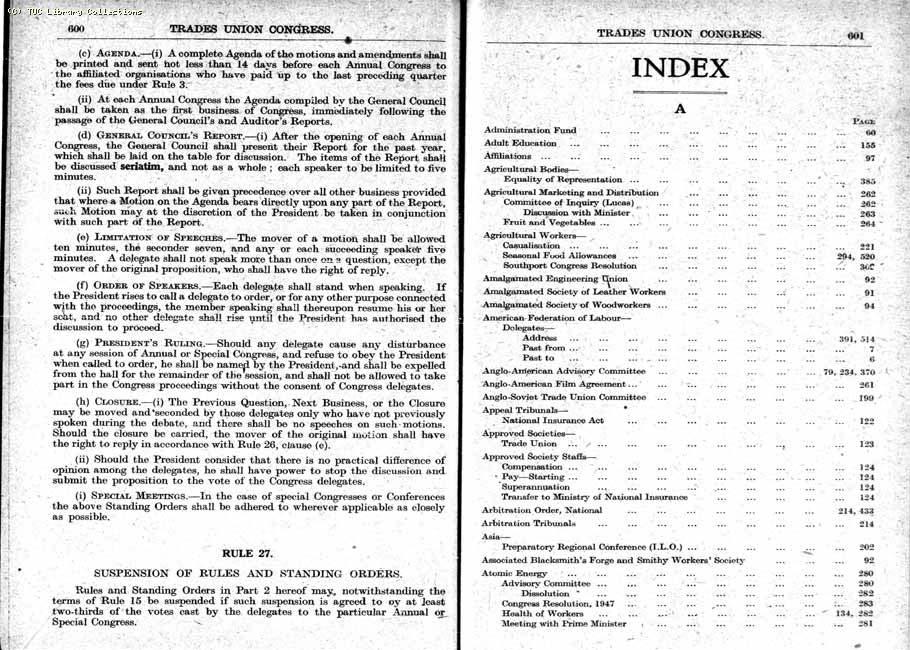 TUC Report, 1948