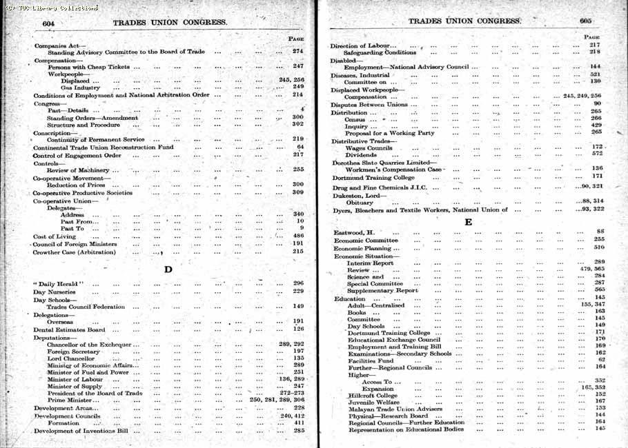 TUC Report, 1948