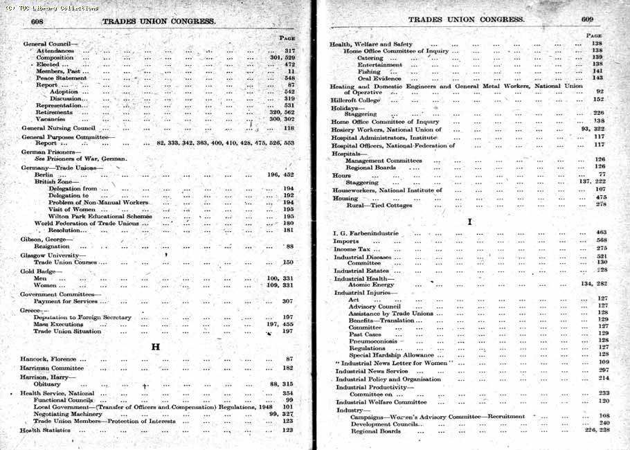 TUC Report, 1948