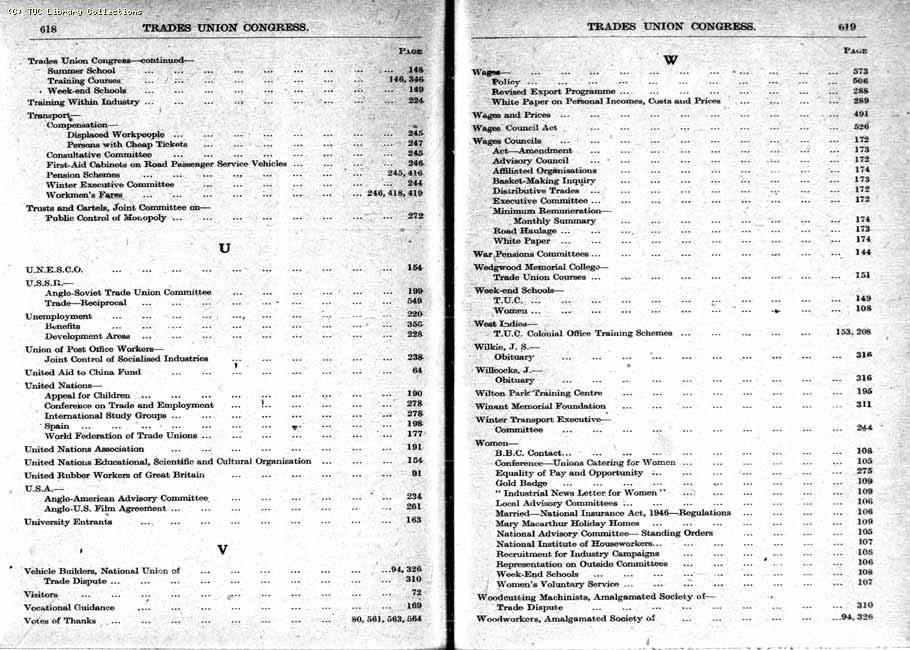 TUC Report, 1948