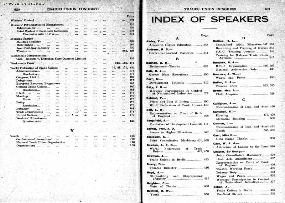 TUC Report, 1948